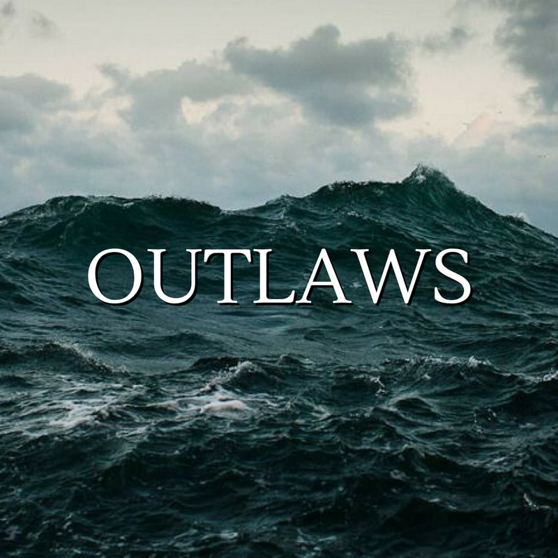 Outlaws (The Reader Trilogy) playlist album cover of large ocean waves