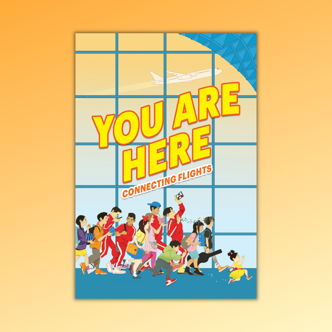 cover for YOU ARE HERE: CONNECTING FLIGHTS edited by Ellen Oh